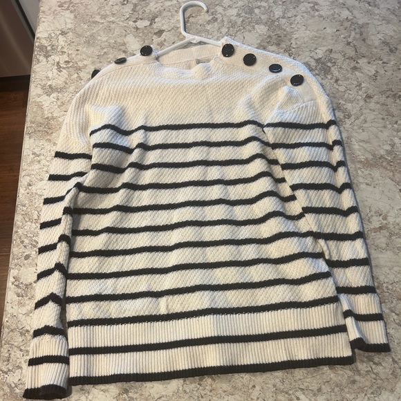 Women’s Loft Sweater Striped small - Picture 5 of 11